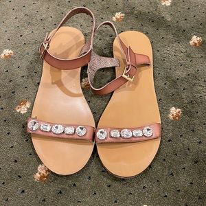 JCrew Jeweled Sandals